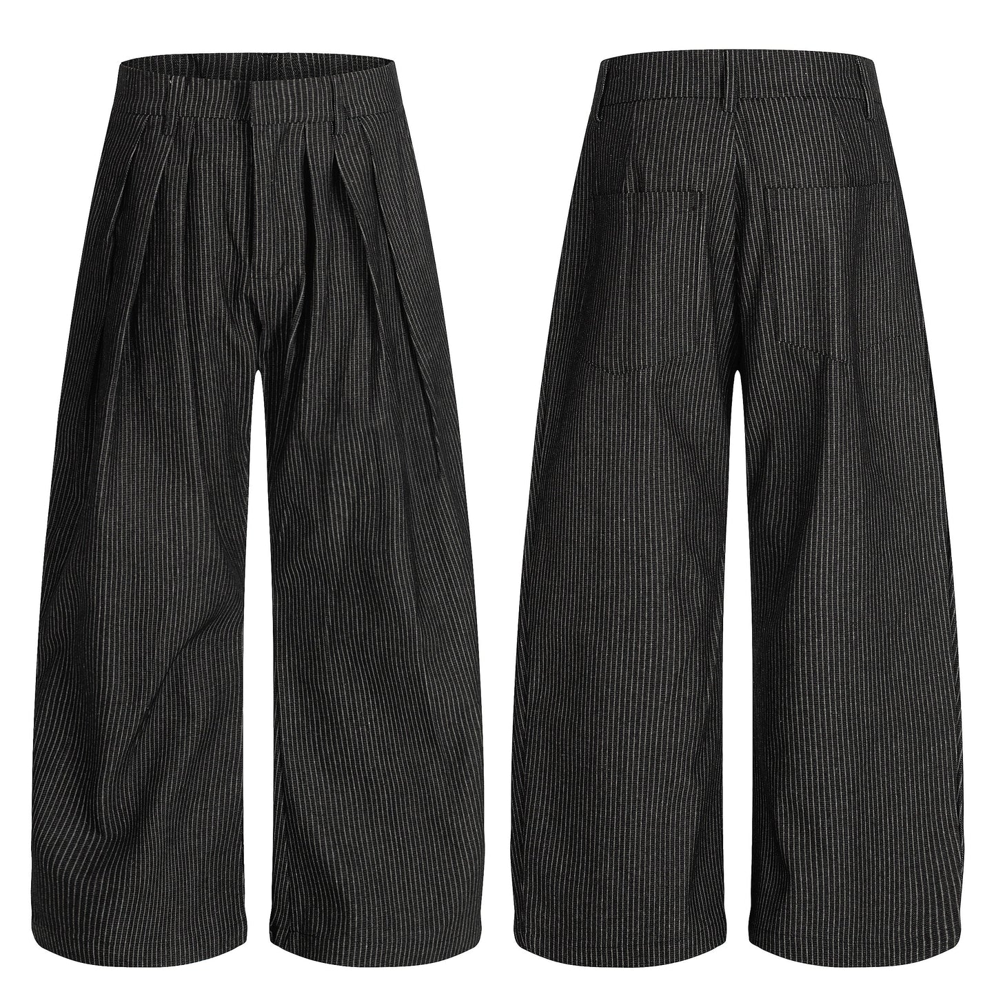 CapCabin Striped Wide-Leg Trousers