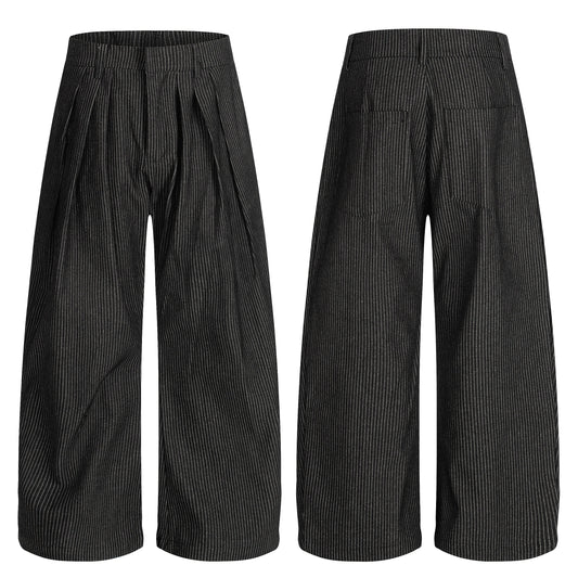 CapCabin Striped Wide-Leg Trousers