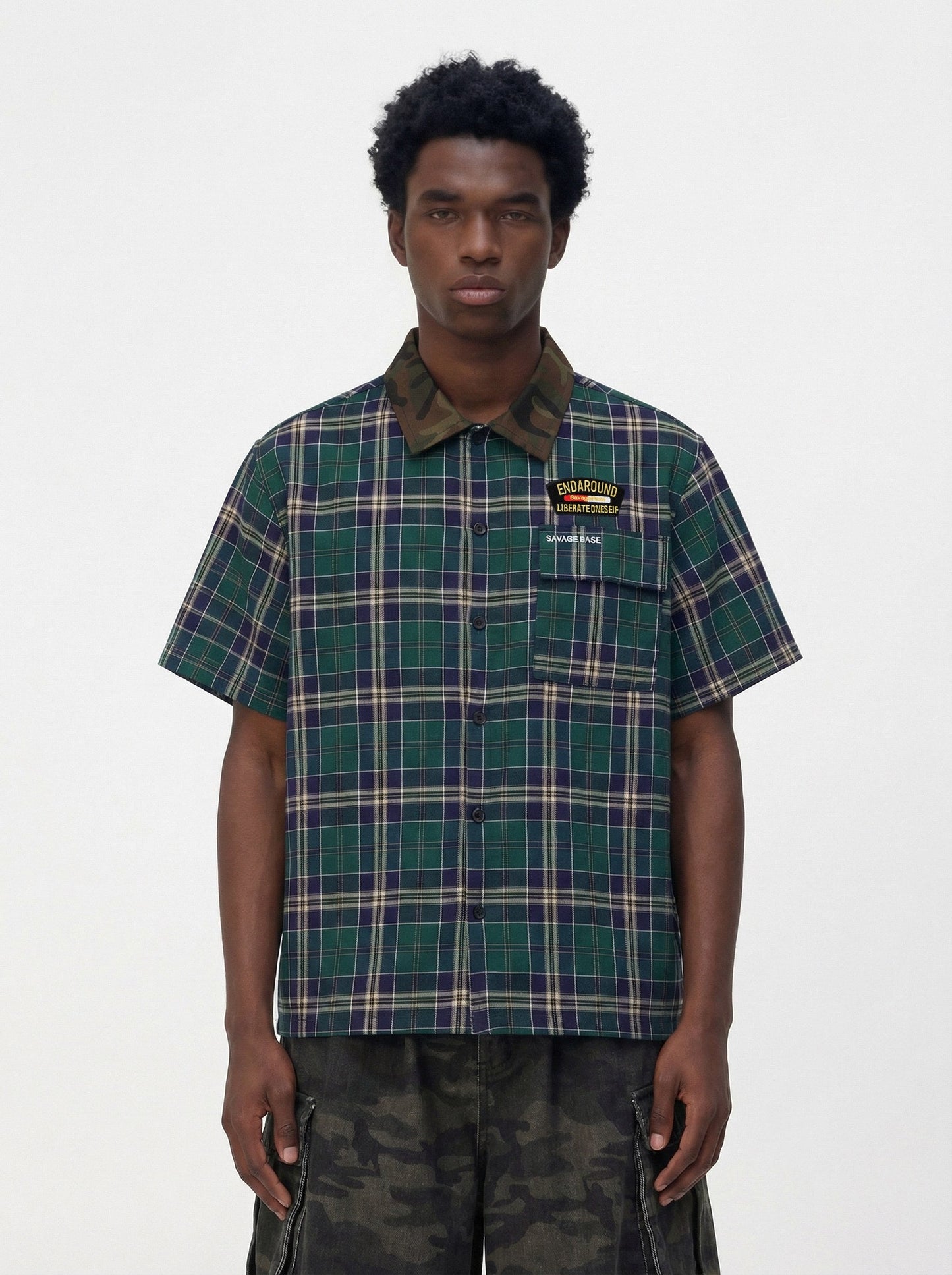 CapCabin “Savage Base” Plaid Shirt