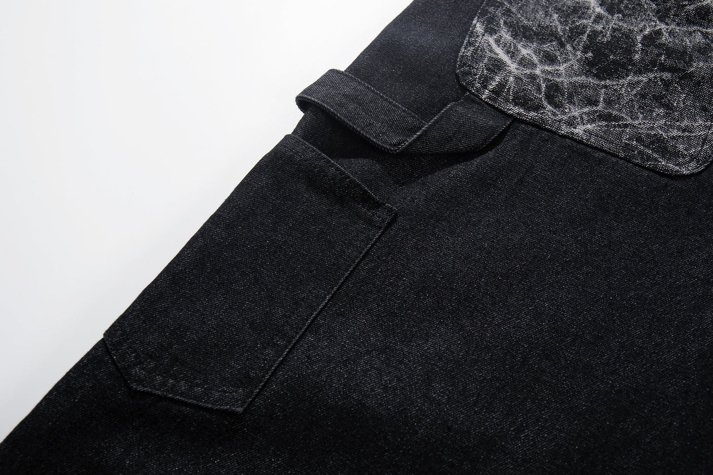 CapCabin Cracked Panel Wide-Leg Pants