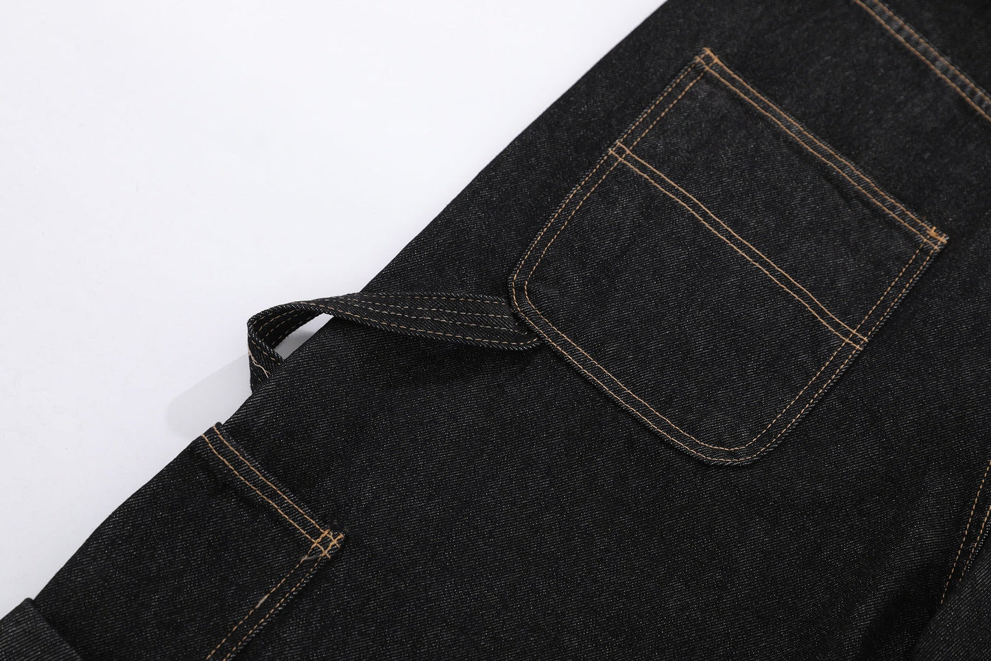 CapCabin “Raw Edge Denim Cargo Shorts”