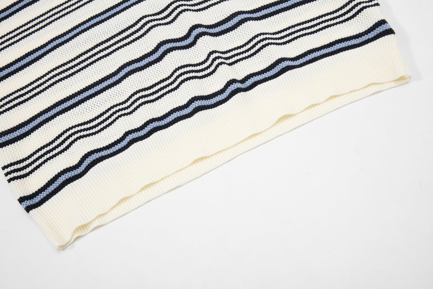 CapCabin “Retro Stripe Knit Polo”