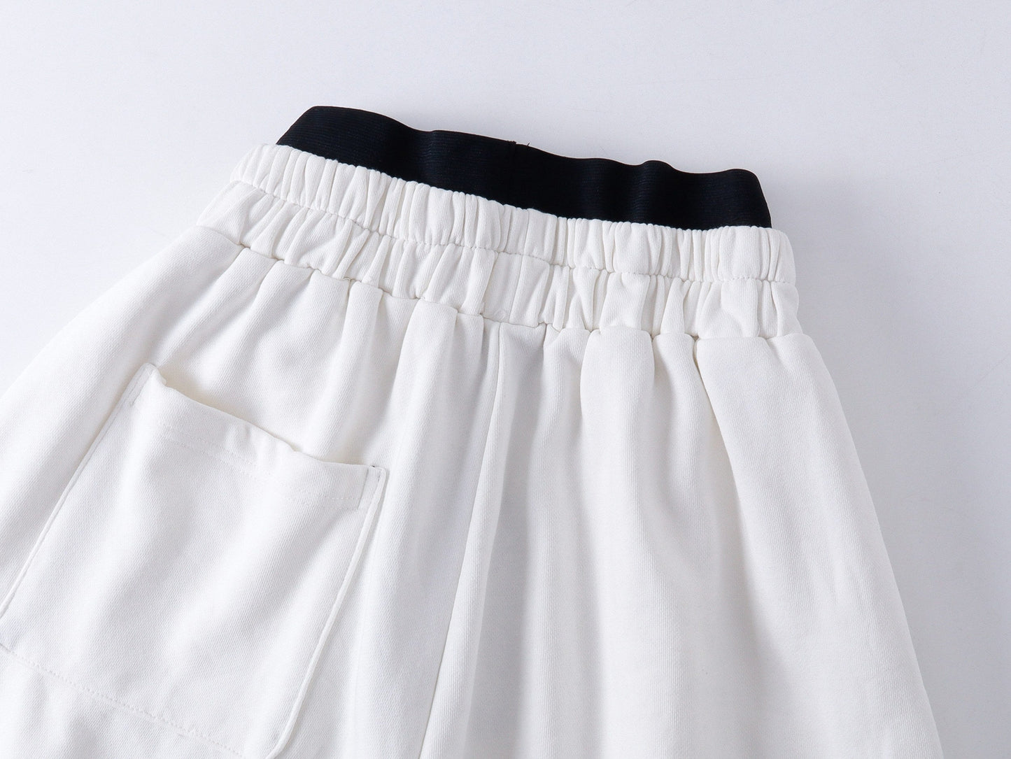CapCabin “Distressed Sport Wide-Leg Pants”