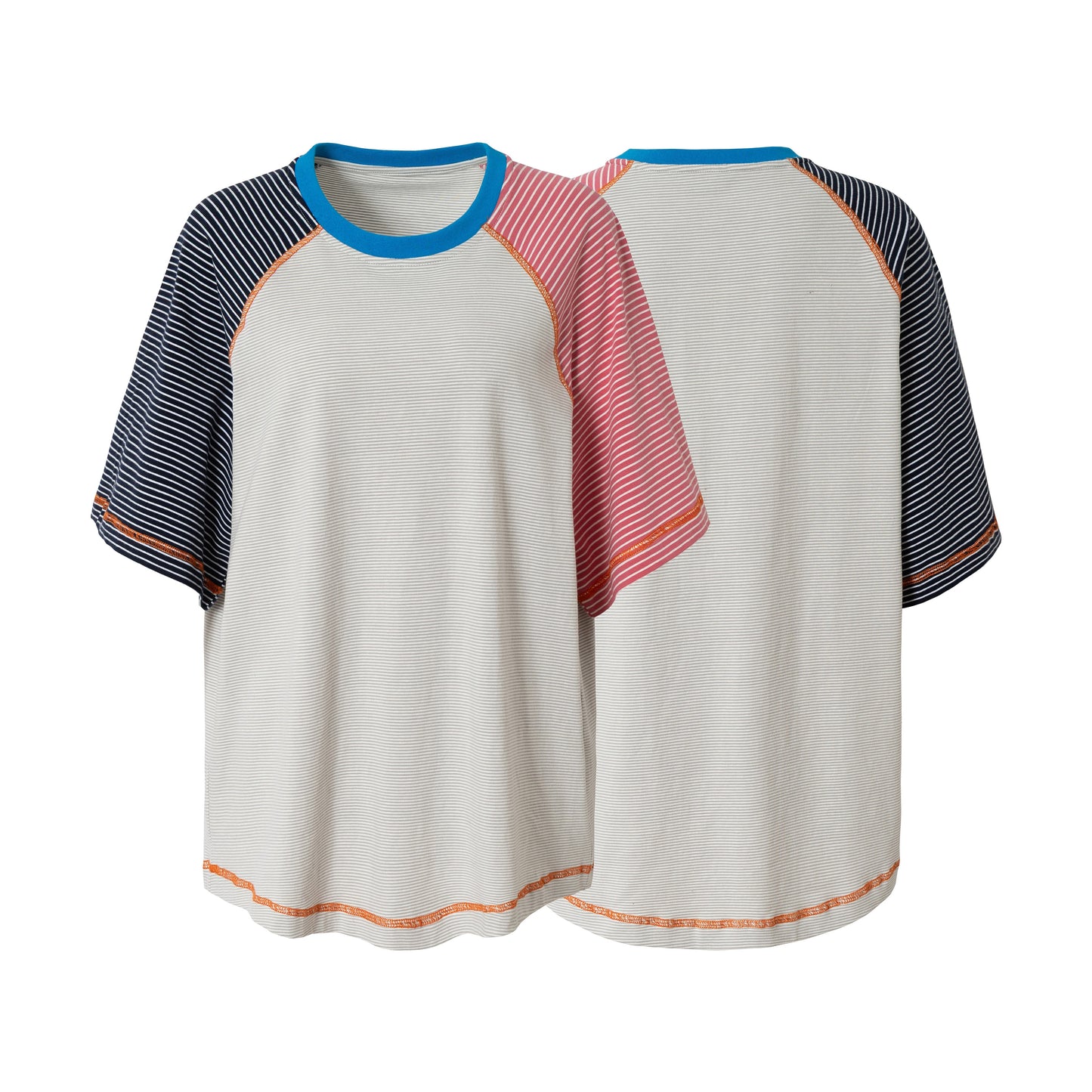 CapCabin Contrast Stripe Raglan Tee