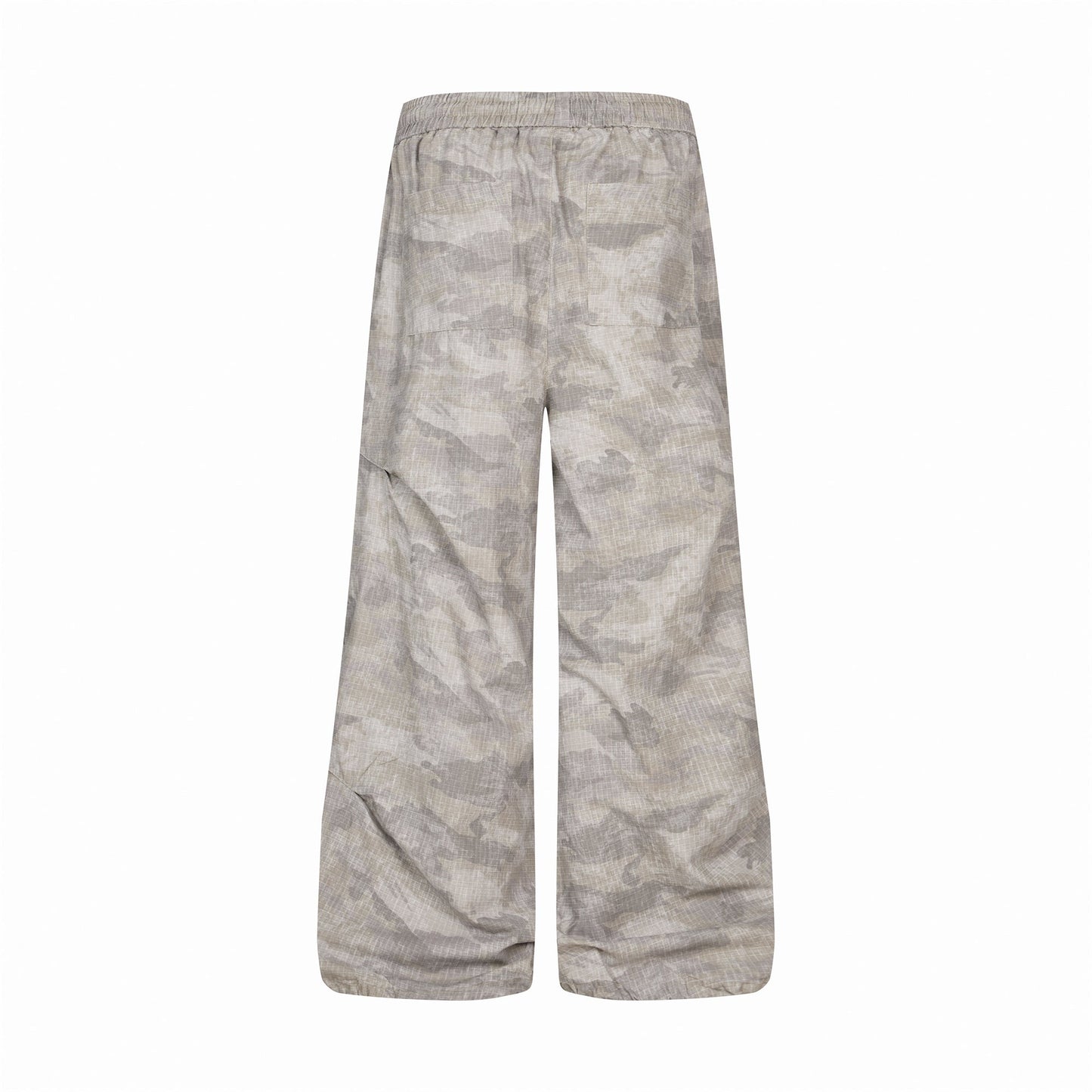 CapCabin Washed Camo Wide-Leg Pants