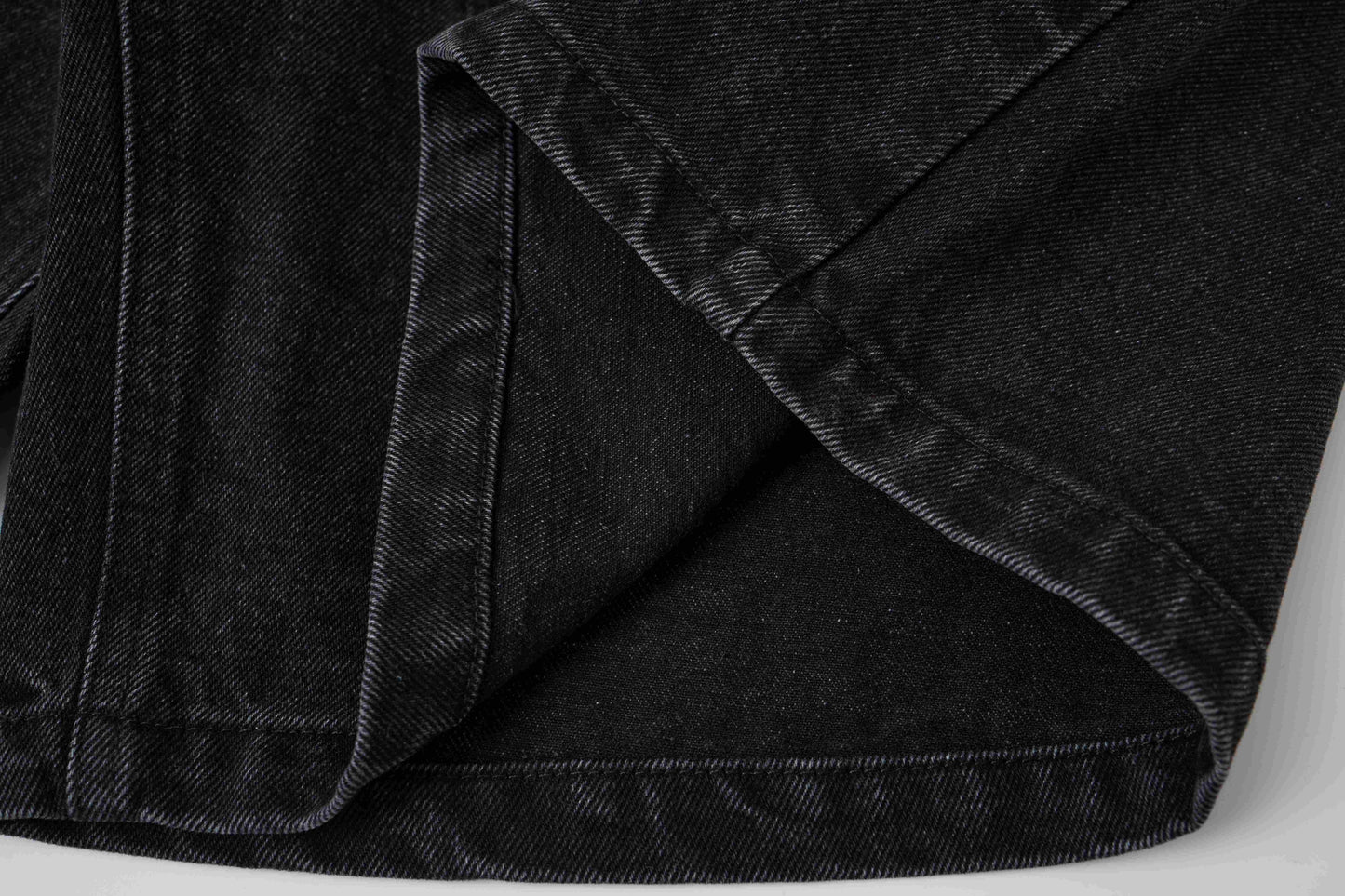 CapCabin Web Panel Strap Denim Shorts