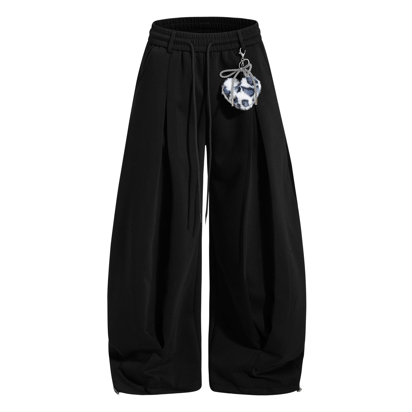 CapCabin Script Wide-Leg Sweatpants