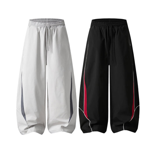 CapCabin Contrast Panel Mesh Track Pants