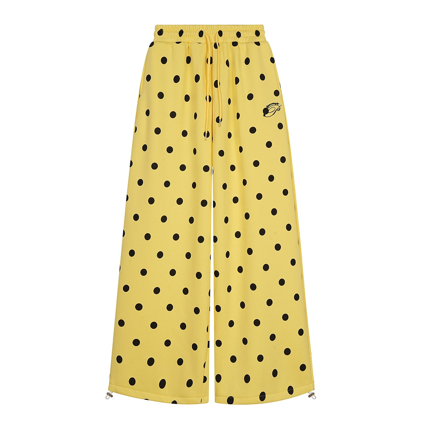 CapCabin Polka Dot Wide-Leg Pants