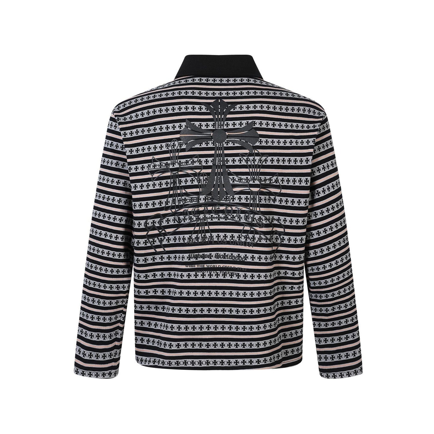 CapCabin Heritage Stripe Long Sleeve Polo