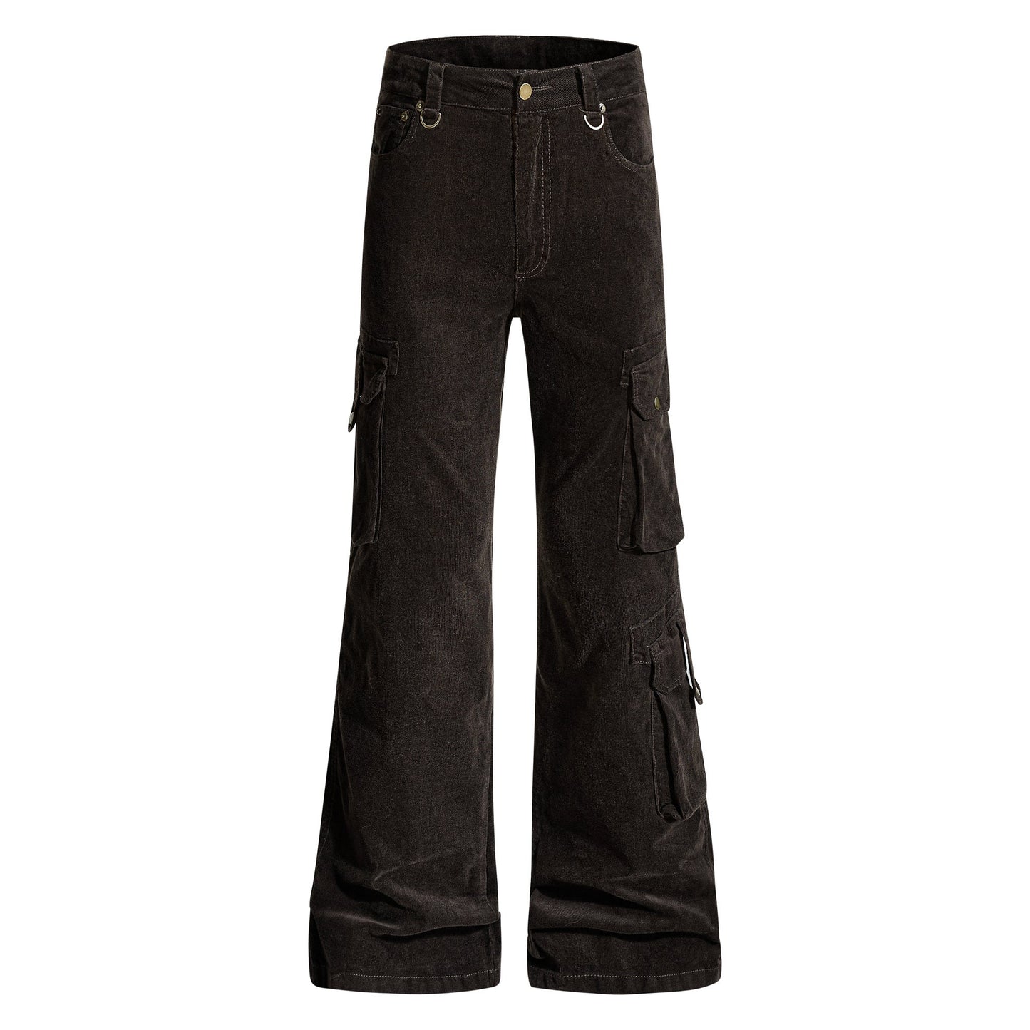 CapCabin Washed Utility Flared Pants