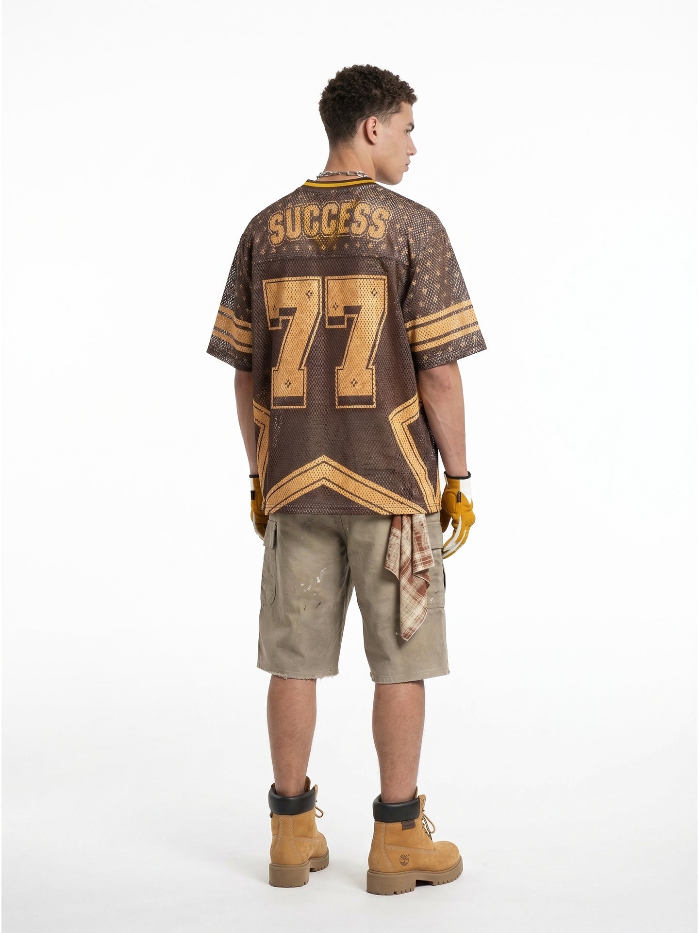 CapCabin “Retro Star 77” Mesh Jersey T-Shirt