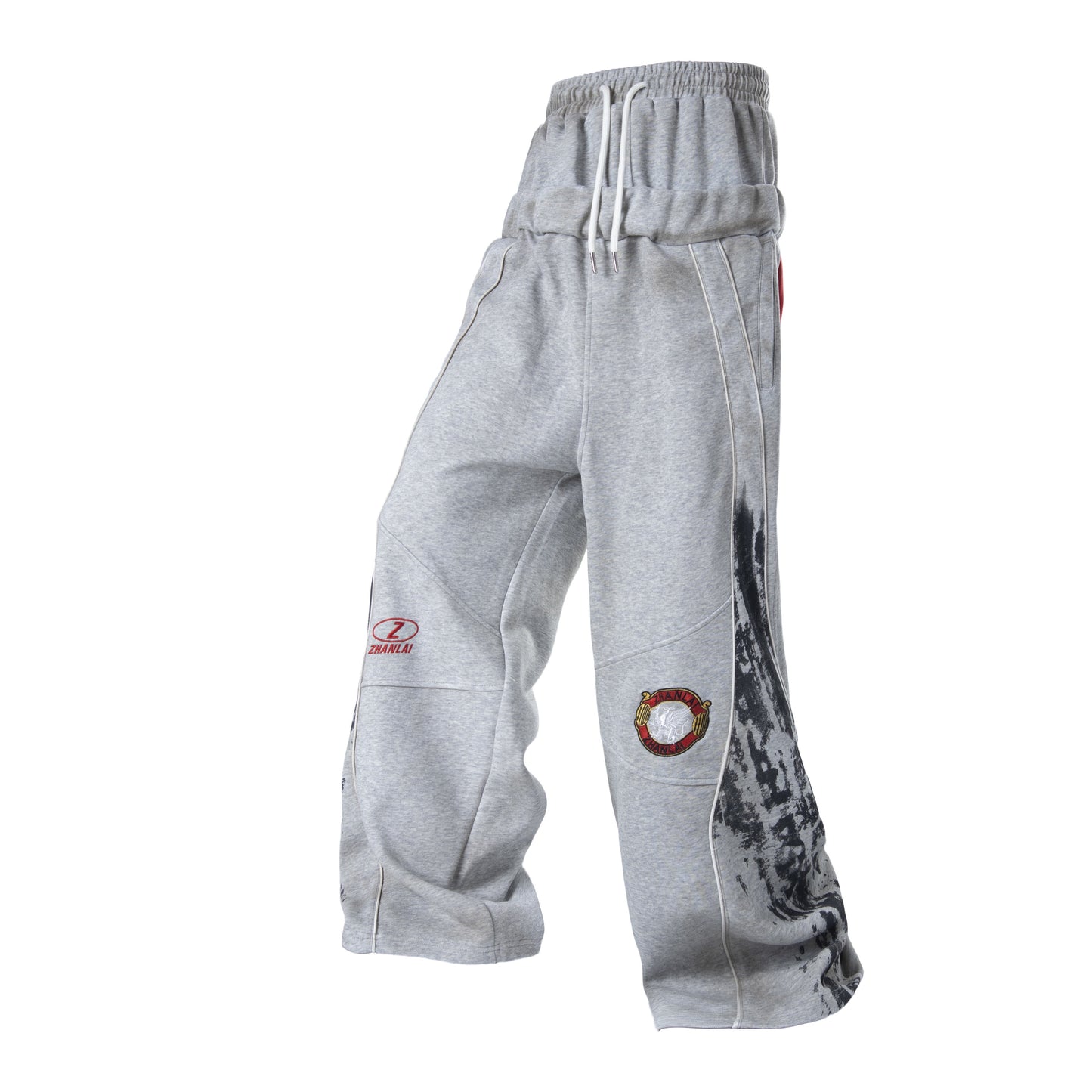 CapCabin Tech Panel Wide-Leg Sweatpants