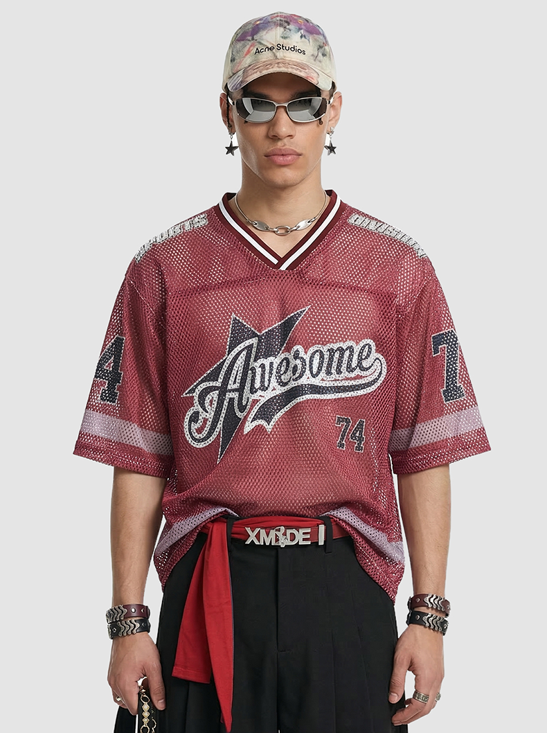 CapCabin “Awesome 74” Mesh Jersey T-Shirt