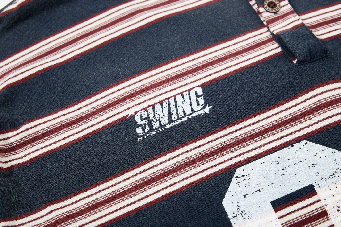 CapCabin “Vintage Stripe Rugby Polo”