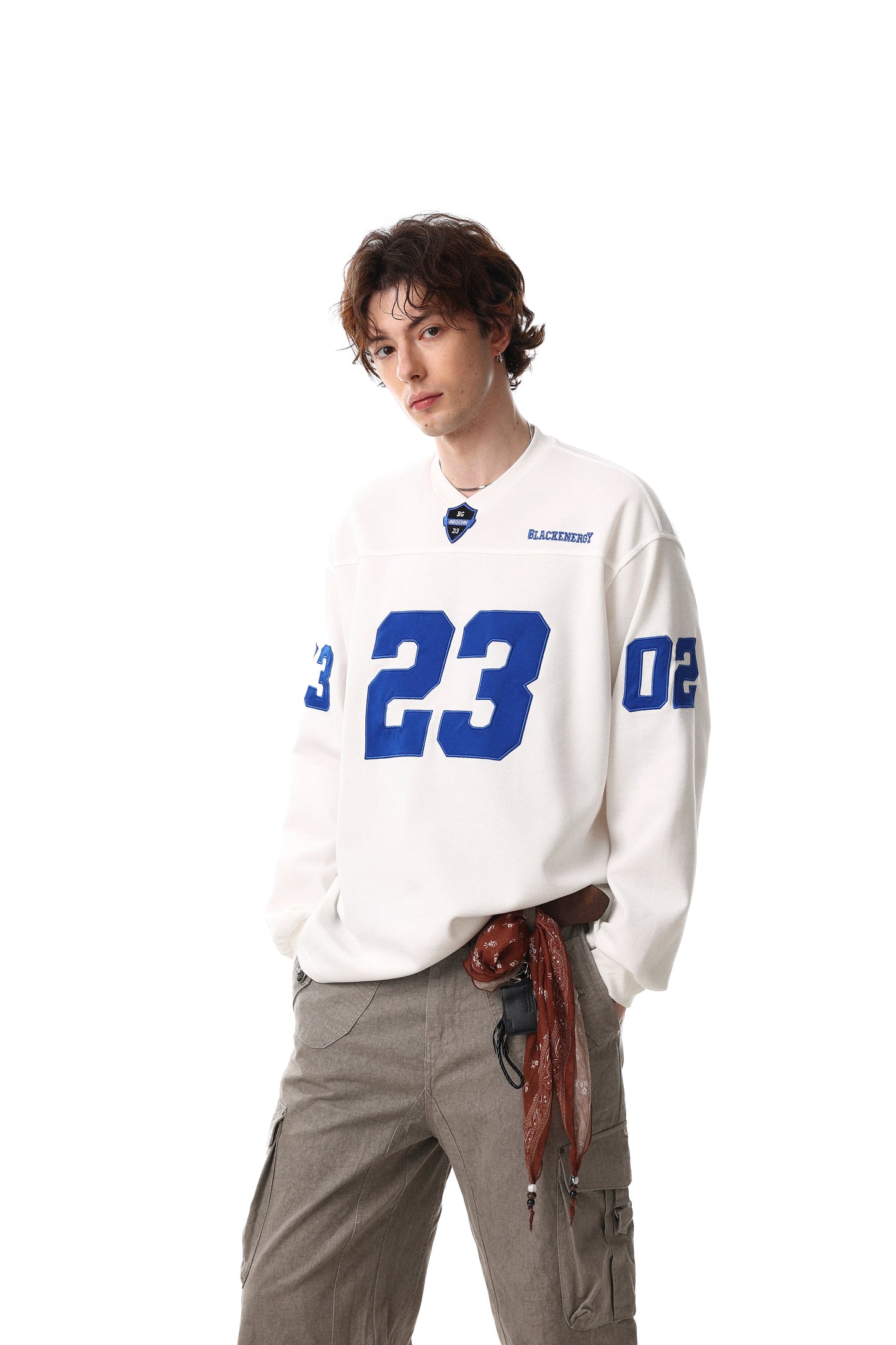 CapCabin Varsity Graphic Long Sleeve Tee