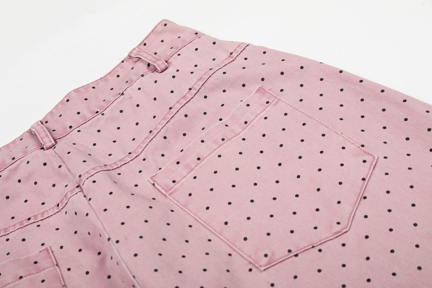 CapCabin “Polka Star Wide-Leg Pants”