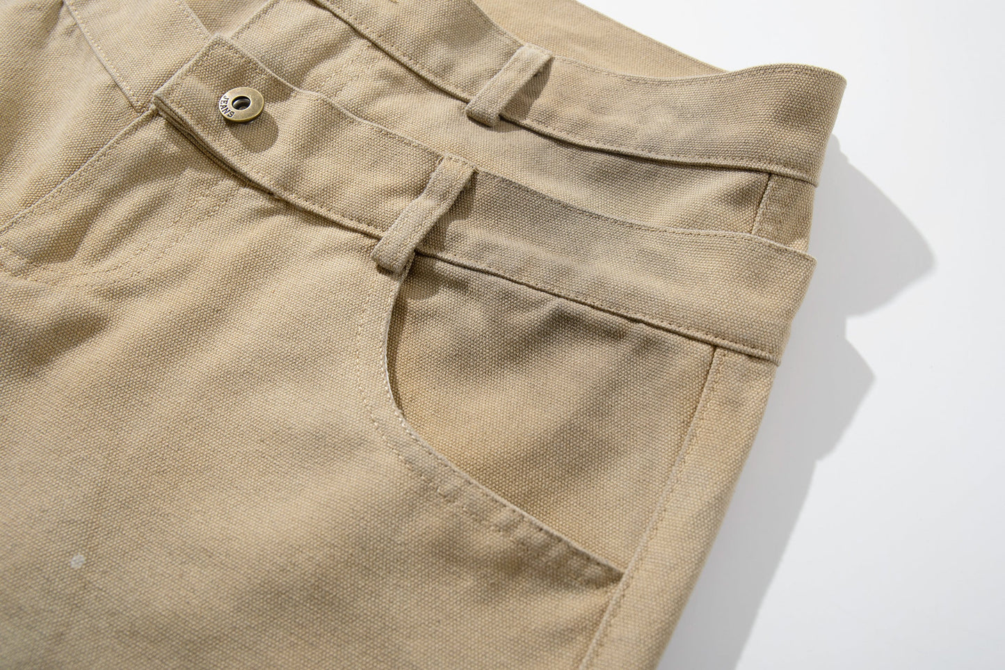 CapCabin Vintage Workwear Wide-Leg Pants