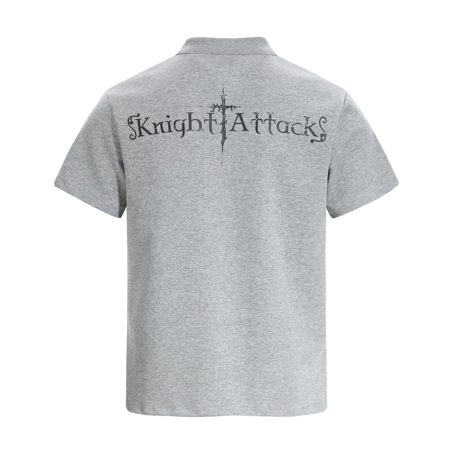 CapCabin “Knight Attack Graphic Polo Tee”