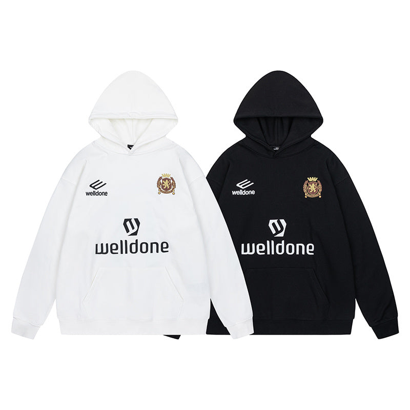 WELLDONE Crest Logo Pullover Hoodie