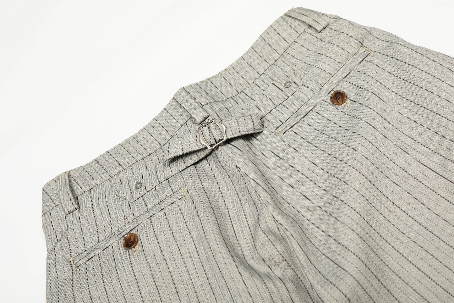 CapCabin Vintage Stripe Barrel Trousers