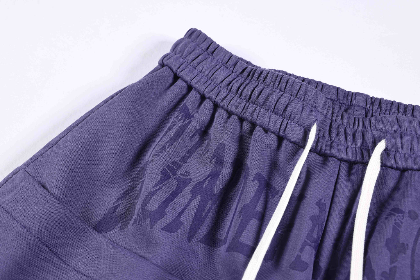 CapCabin Gothic Script Wide-Leg Pants