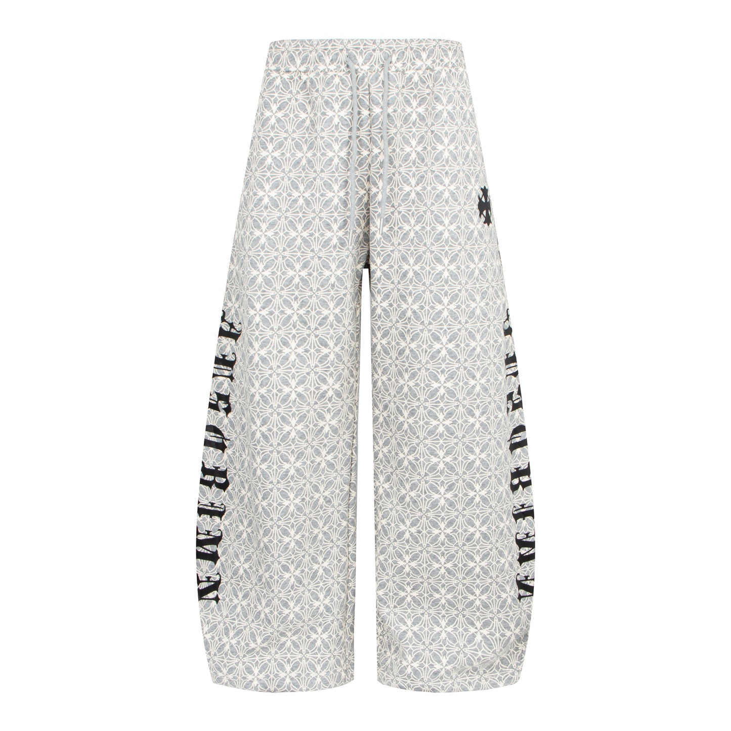 CapCabin All-Over Pattern Graphic Wide-Leg Pants