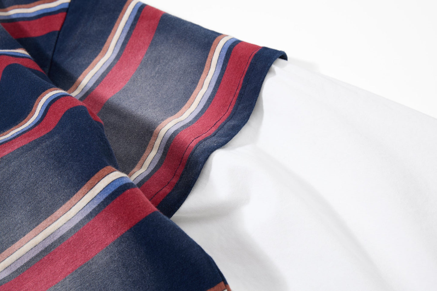 CapCabin Layered Stripe Polo Long-Sleeve