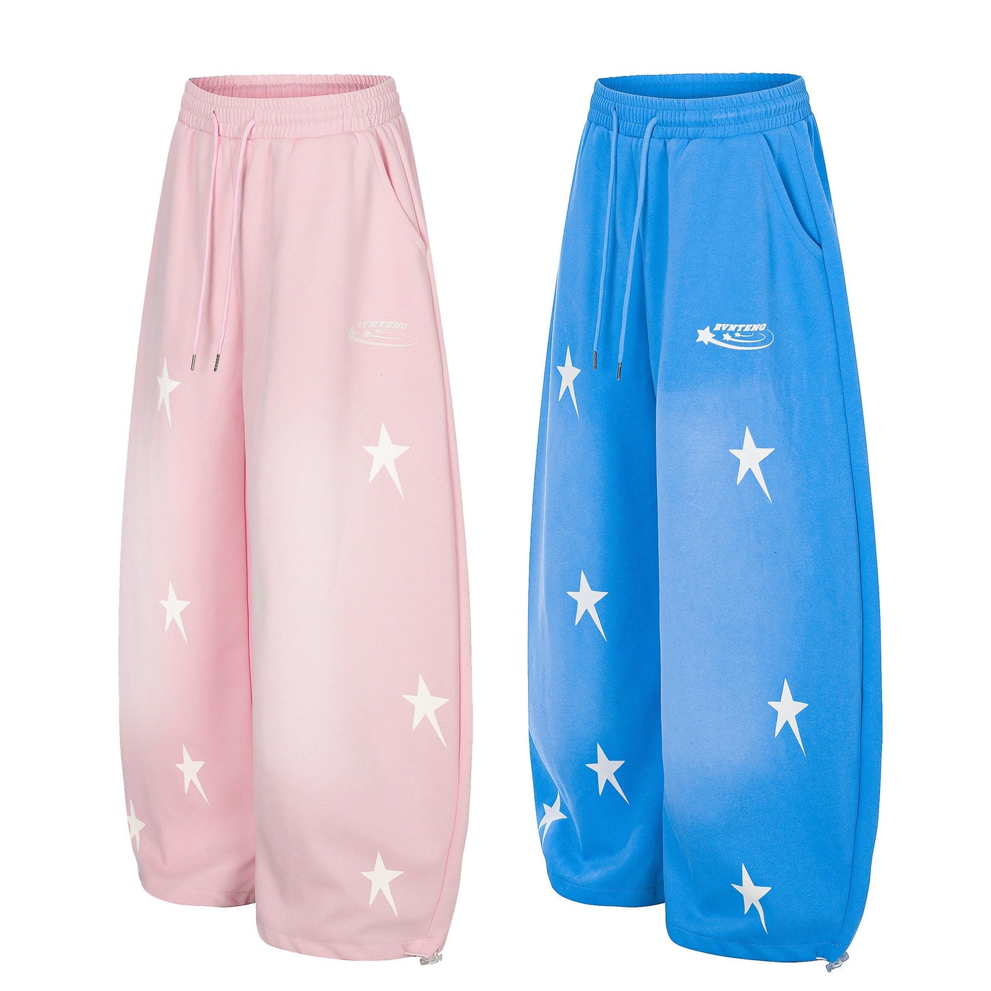 CapCabin Star Fade Wide-Leg Sweatpants