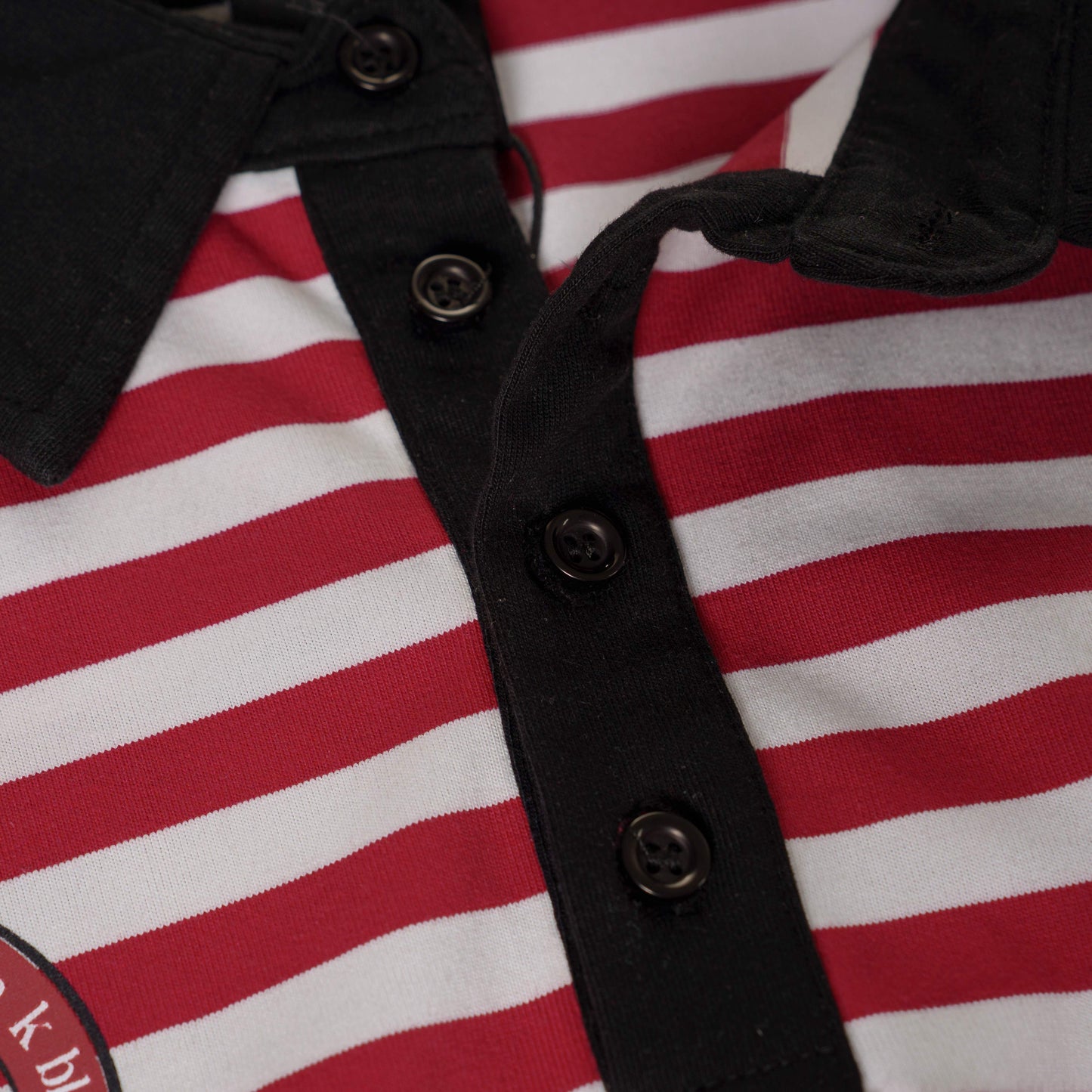 CapCabin “Stripe Crest Polo Tee”