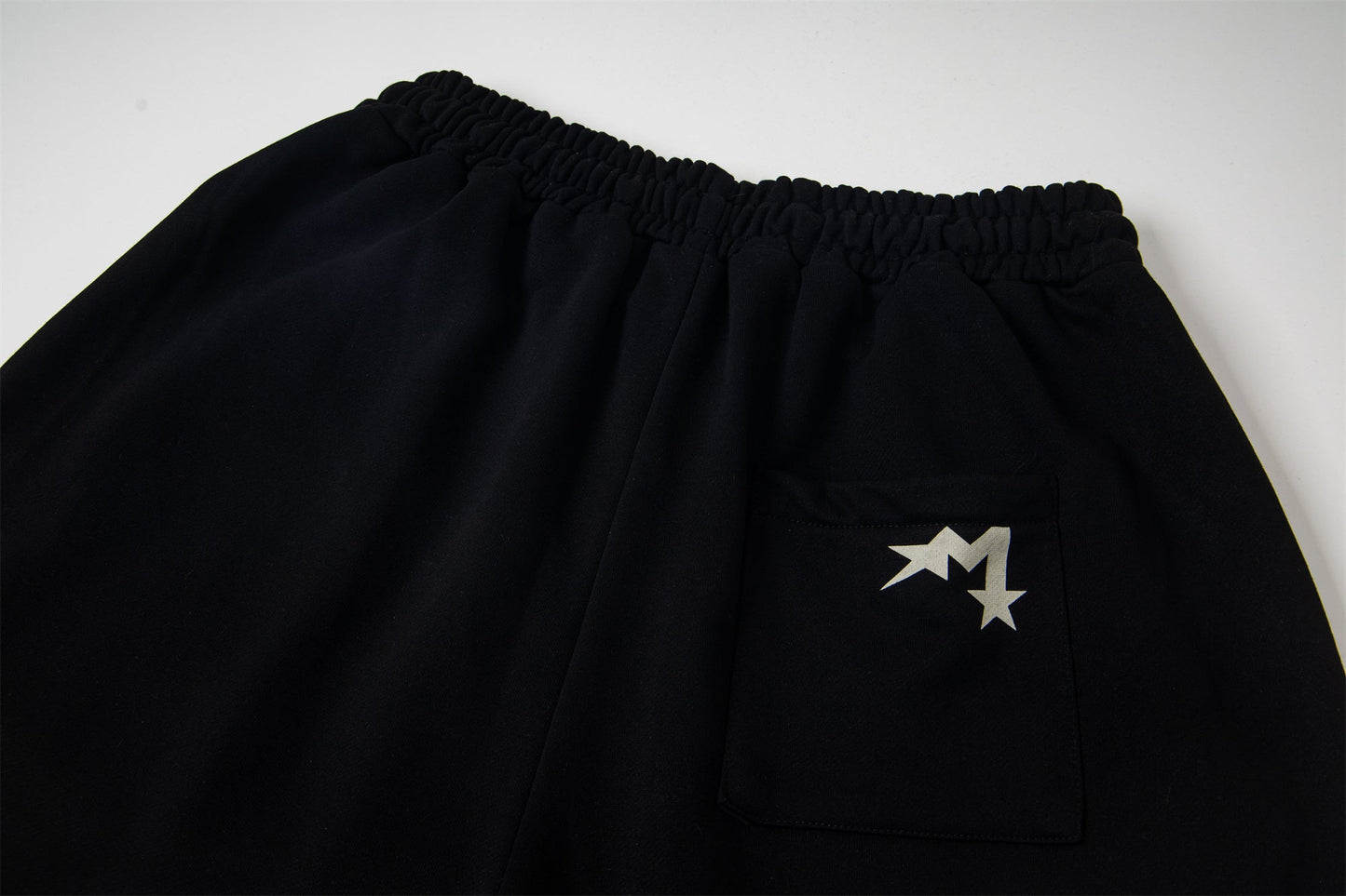 CapCabin Flame Script Wide-Leg Sweatpants