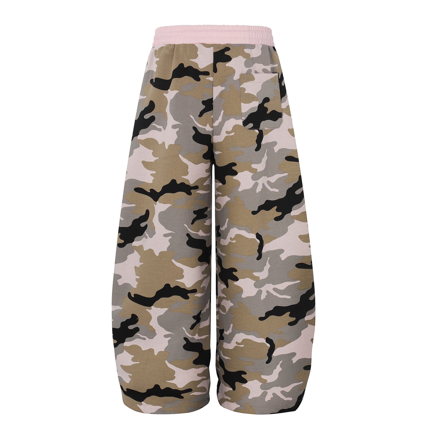 CapCabin Graphic Camo Wide-Leg Sweatpants