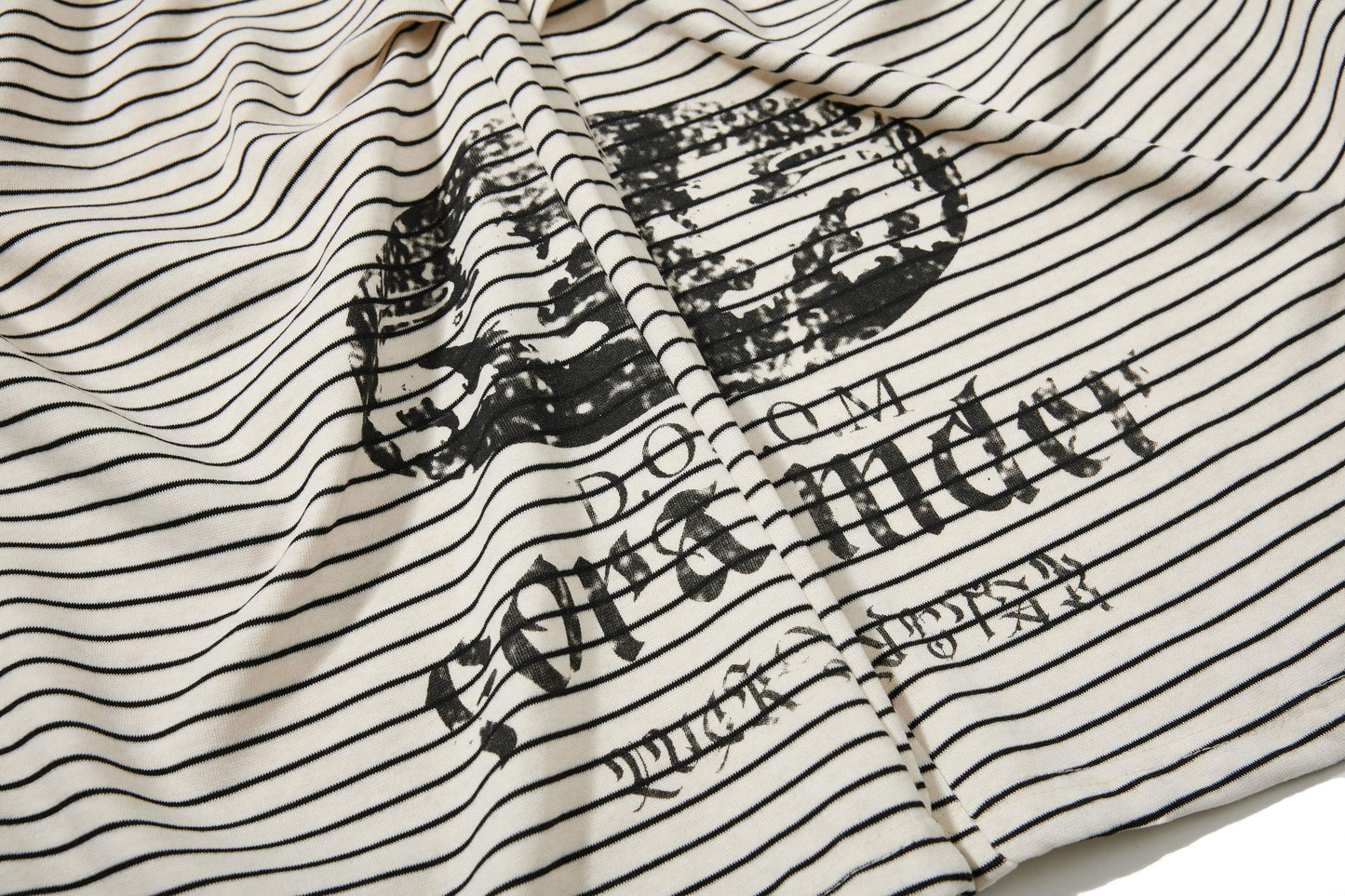 CapCabin “Striped Gothic Draped Pants”