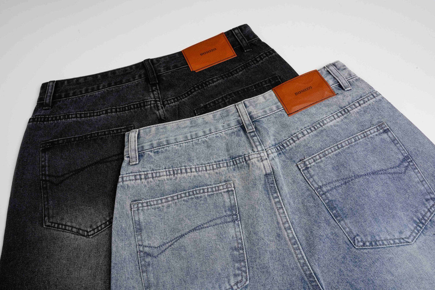 CapCabin “Stardust Washed Wide-Leg Jeans”