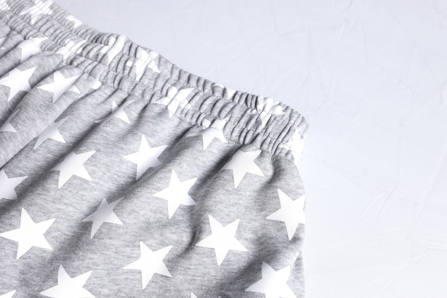 CapCabin Star Print Wide-Leg Sweatpants