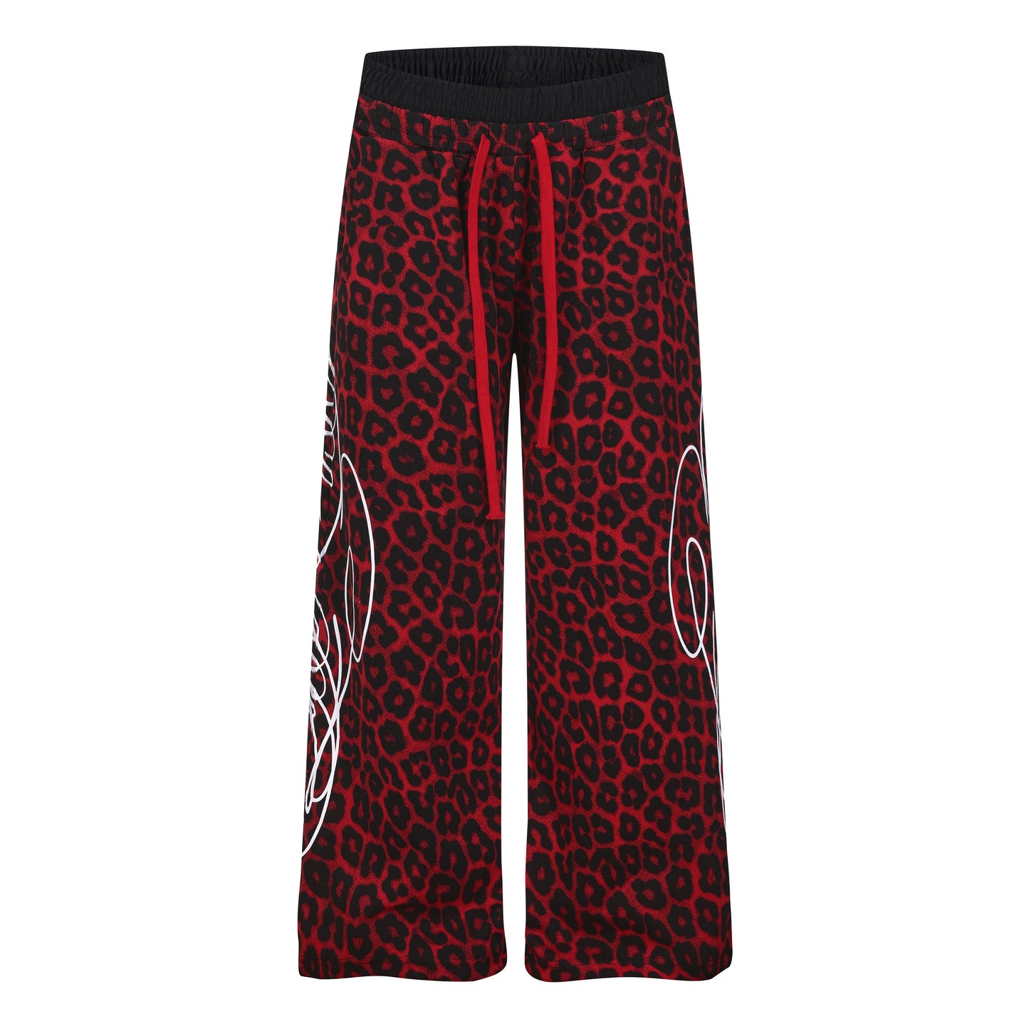 CapCabin Leopard Panel Sweatpants