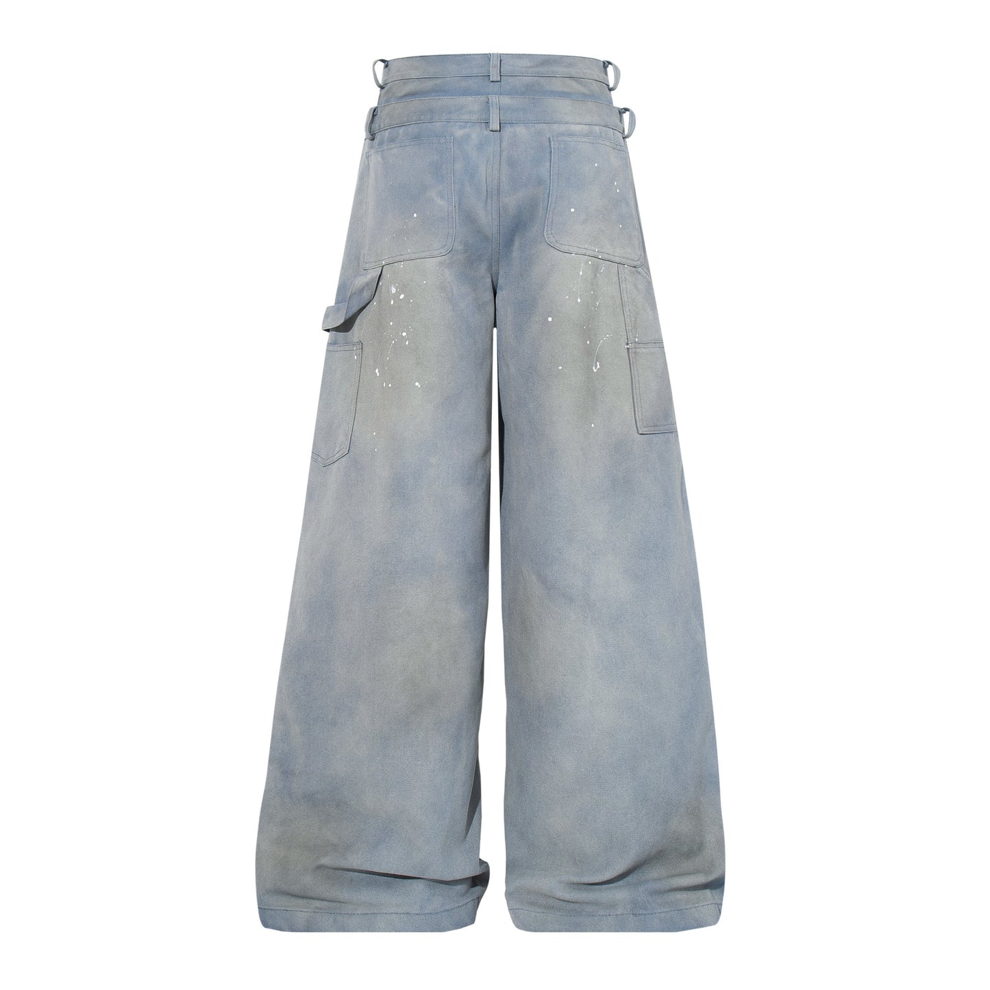 CapCabin Vintage Workwear Wide-Leg Pants