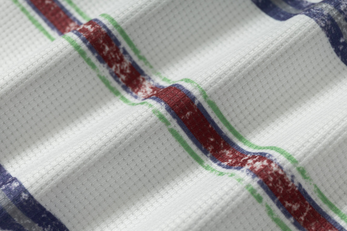 CapCabin Abstract Stripe Long-Sleeve Polo Shirt