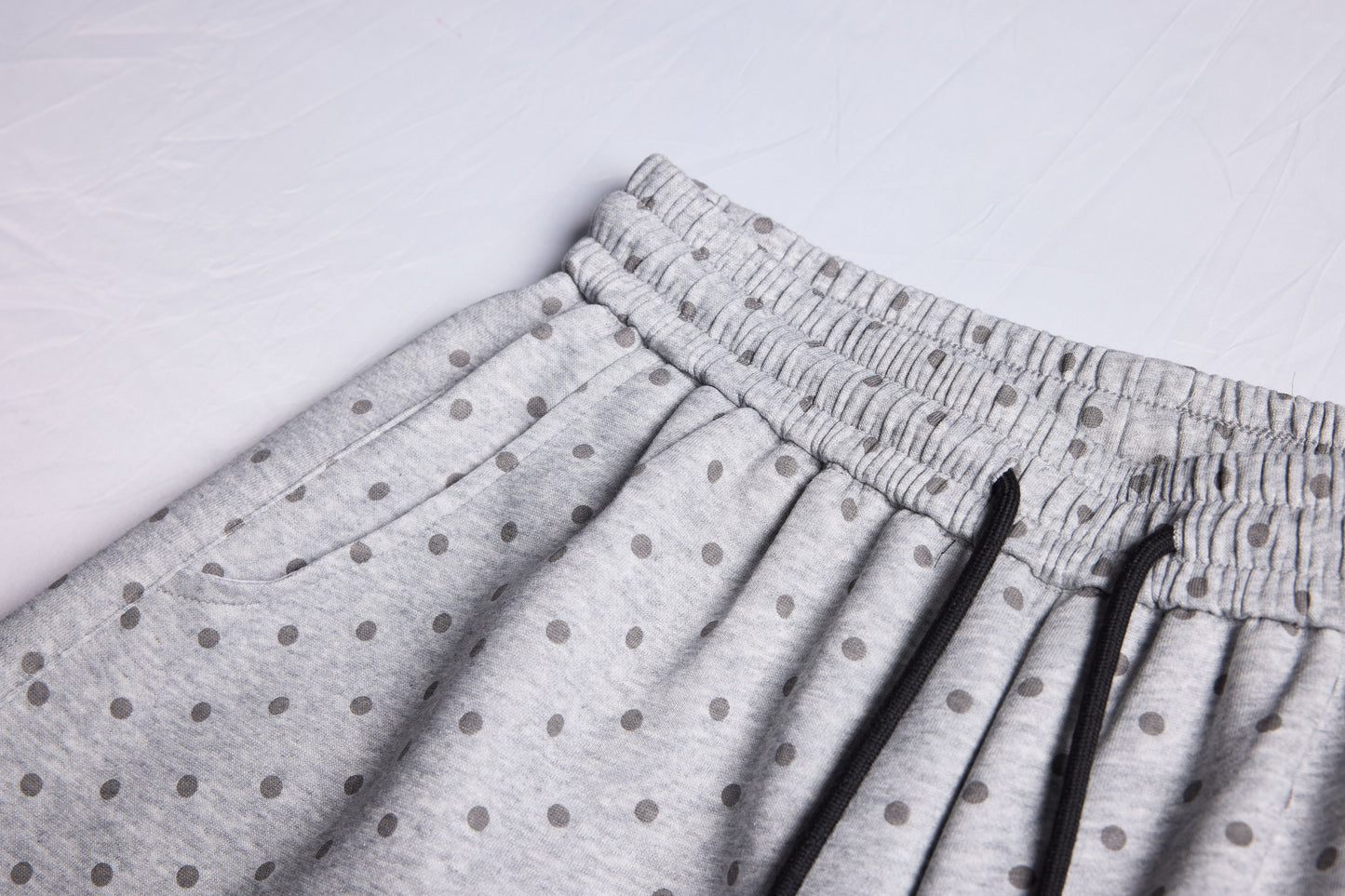 CapCabin Polka Dot Wide-Leg Sweatpants