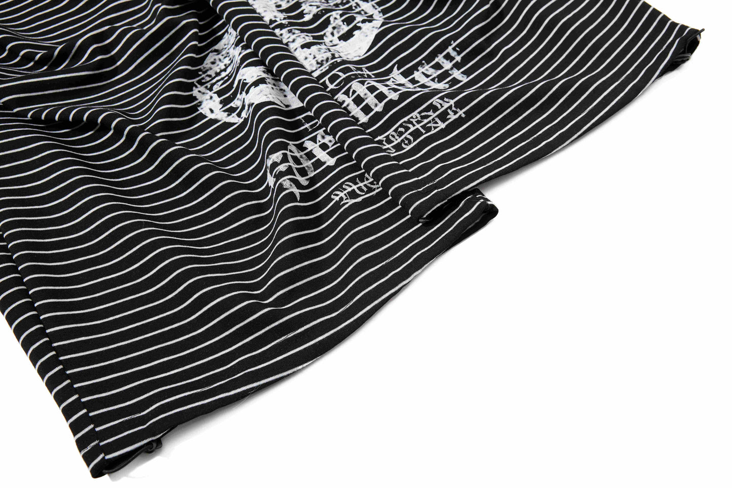 CapCabin “Striped Gothic Draped Pants”