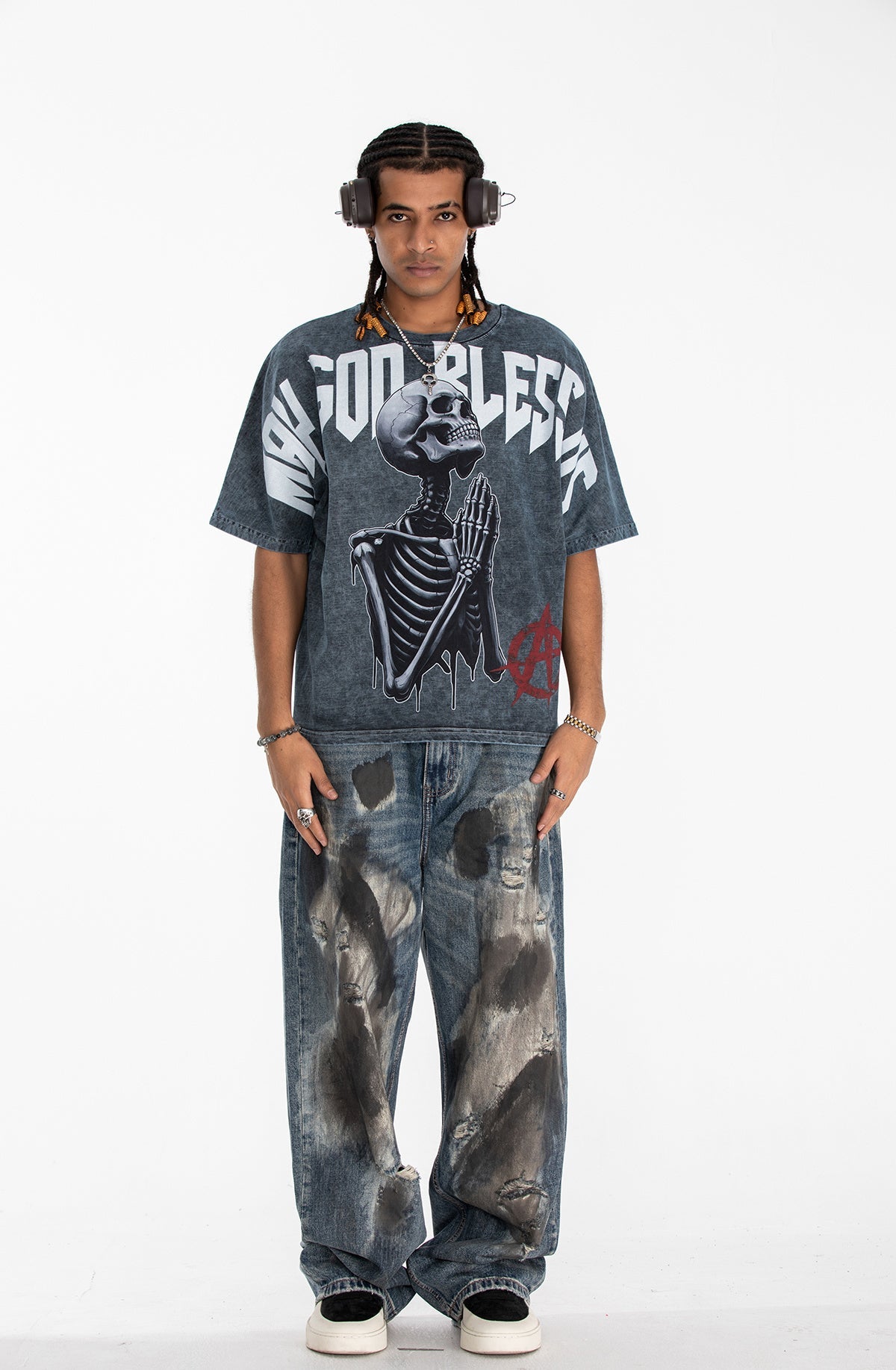 CapCabin “Blessed Bones” Graphic Tee