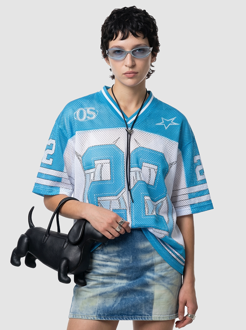 CapCabin “Eternity 22 Flame” Mesh Jersey T-Shirt