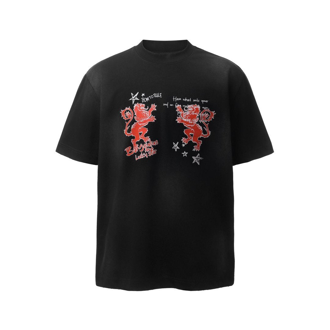 CapCabin Vintage Crest Graphic T-Shirt