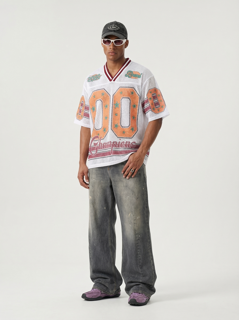 CapCabin “Champions 00” Mesh Jersey T-Shirt