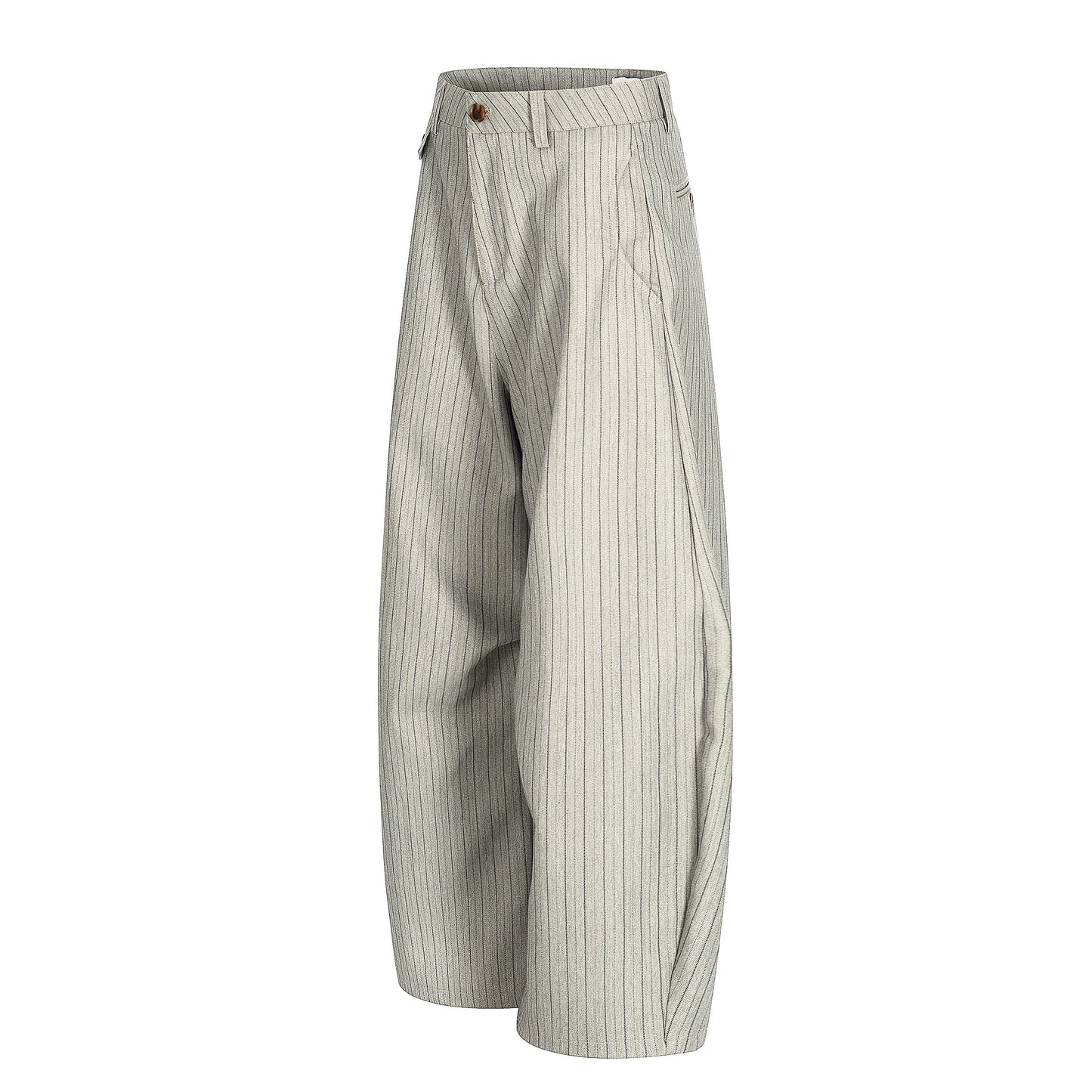 CapCabin Vintage Stripe Barrel Trousers