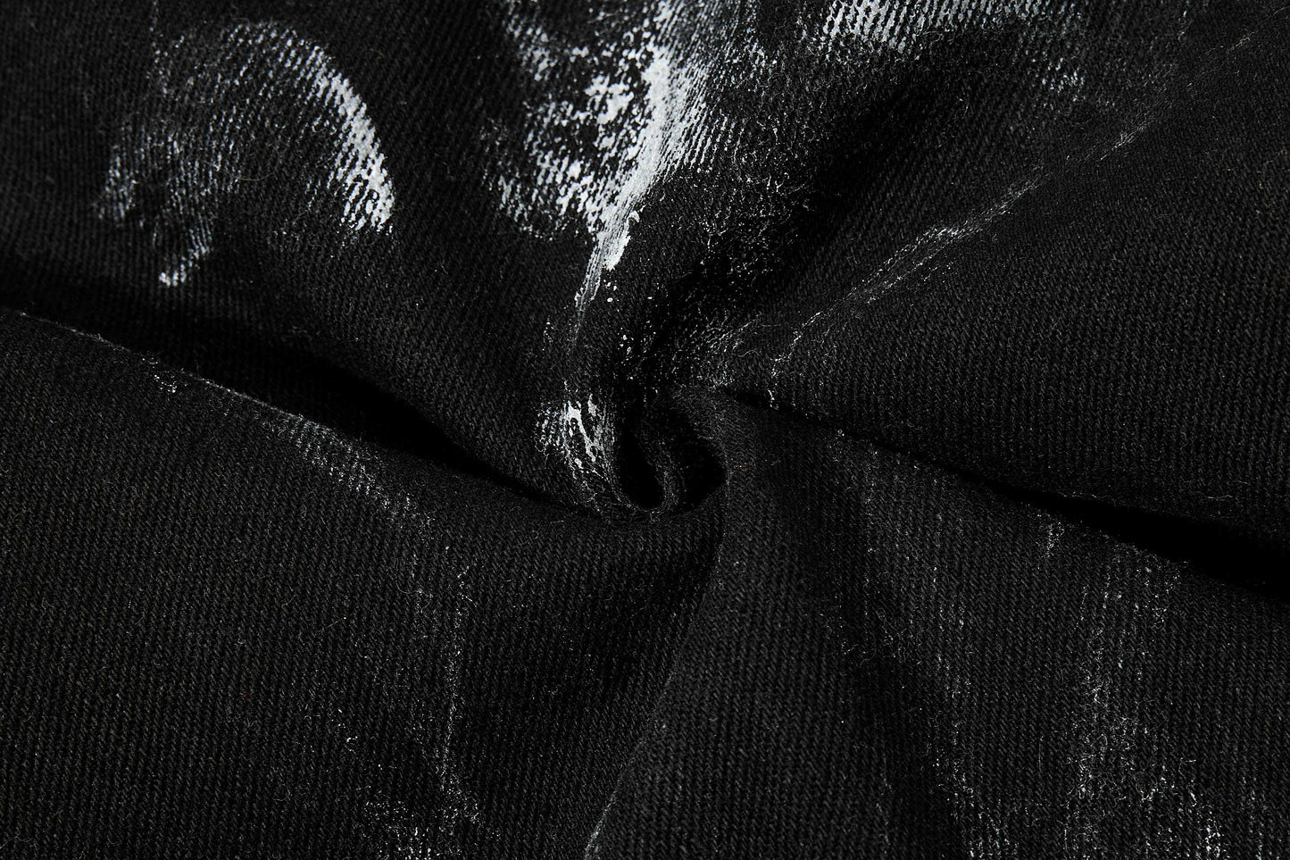 CapCabin Washed Utility Cargo Denim Pants