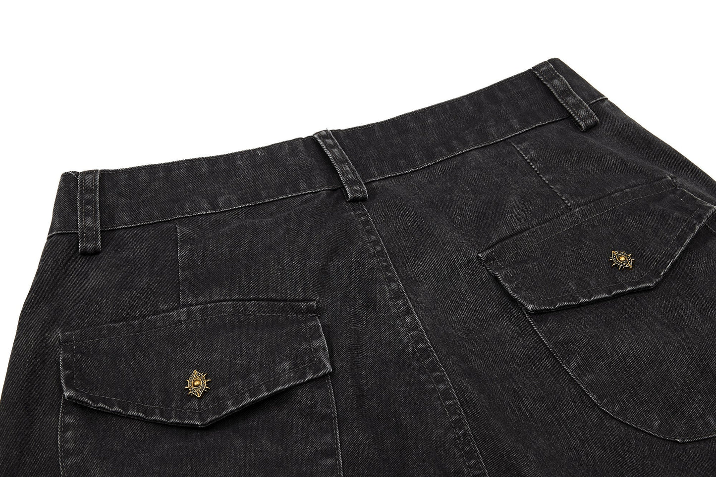 CapCabin Multi-Zip Panel Denim Pants