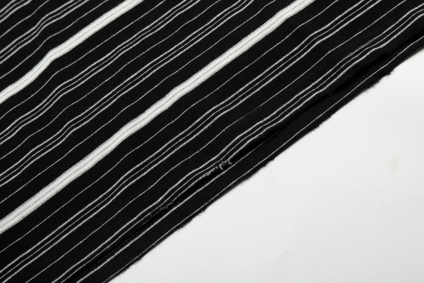 CapCabin Striped Henley Long Sleeve Tee