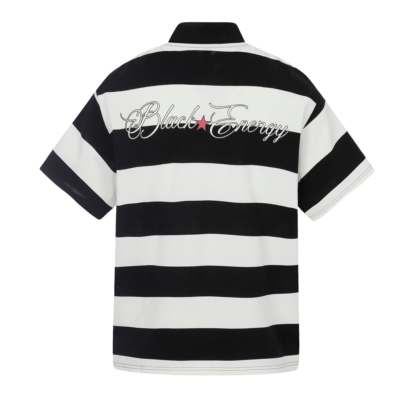 CapCabin “Rugby Stripe Graphic Polo”