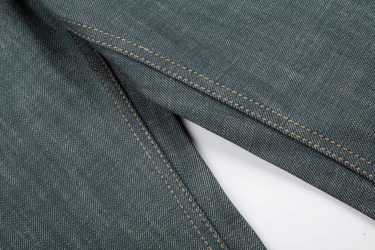 CapCabin “Washed Grey Button Denim Jeans”